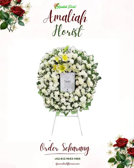 Krans Bunga Duka Ciberem